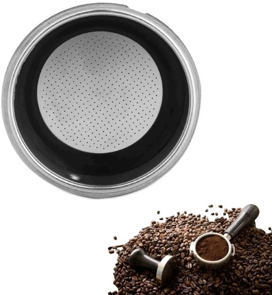 Filtro per caffè da disporre - Bicchieri per filtro di caffè rimovibili - Accessorio per filtro in acciaio inossidabile - Per macchina per caffè - Adatto per uso domestico - Alta qualità - Filtro per caffè