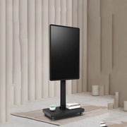 Scaffale TV Portatile - Scaffale TV portatile su ruote fino a 100 kg orizzontale e verticale schermo fermo Carrello TV con ruote