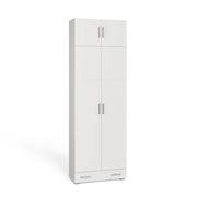 Vicco Scaffale per file Bianco 80 x 182.4 cm con estensione dell'armadio e cassetto