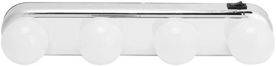 Specchio per trucco con set di illuminazione LED regolabile e adattabile - accessorio da bagno con striscia flessibile - ideale per un make-up perfetto
