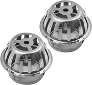 Set di 2 protezioni per getto d'acqua per tubo di scarico e getto d'acqua - Filtro contro la polvere fogliare e la muffa - Adatto per tubi con diametro di 78-98 mm