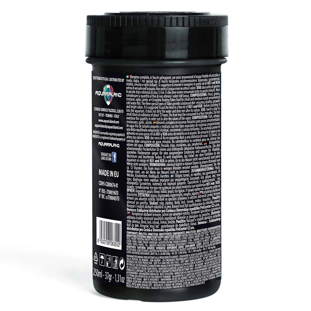 Haquoss Gold Flakes 250ml - Mangime in fiocchi per pesci rossi