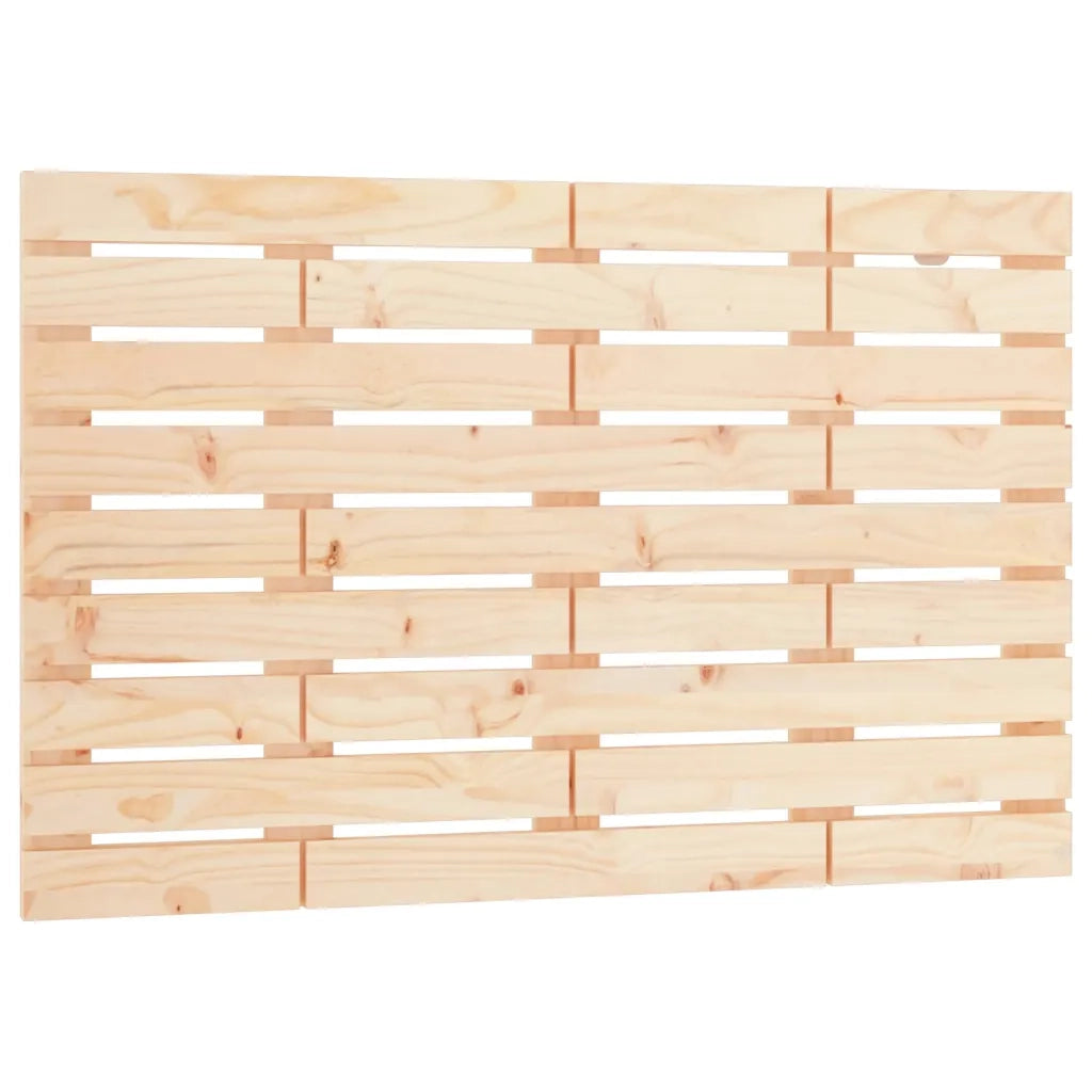 Testiera da Parete 81x3x63 cm in Legno Massello di Pino