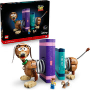 LEGO | Disney Pixar Fermalibri di Slinky Toy Story - Reggi Libri per Libreria - Decorazione con Minifigure di Woody e Fi