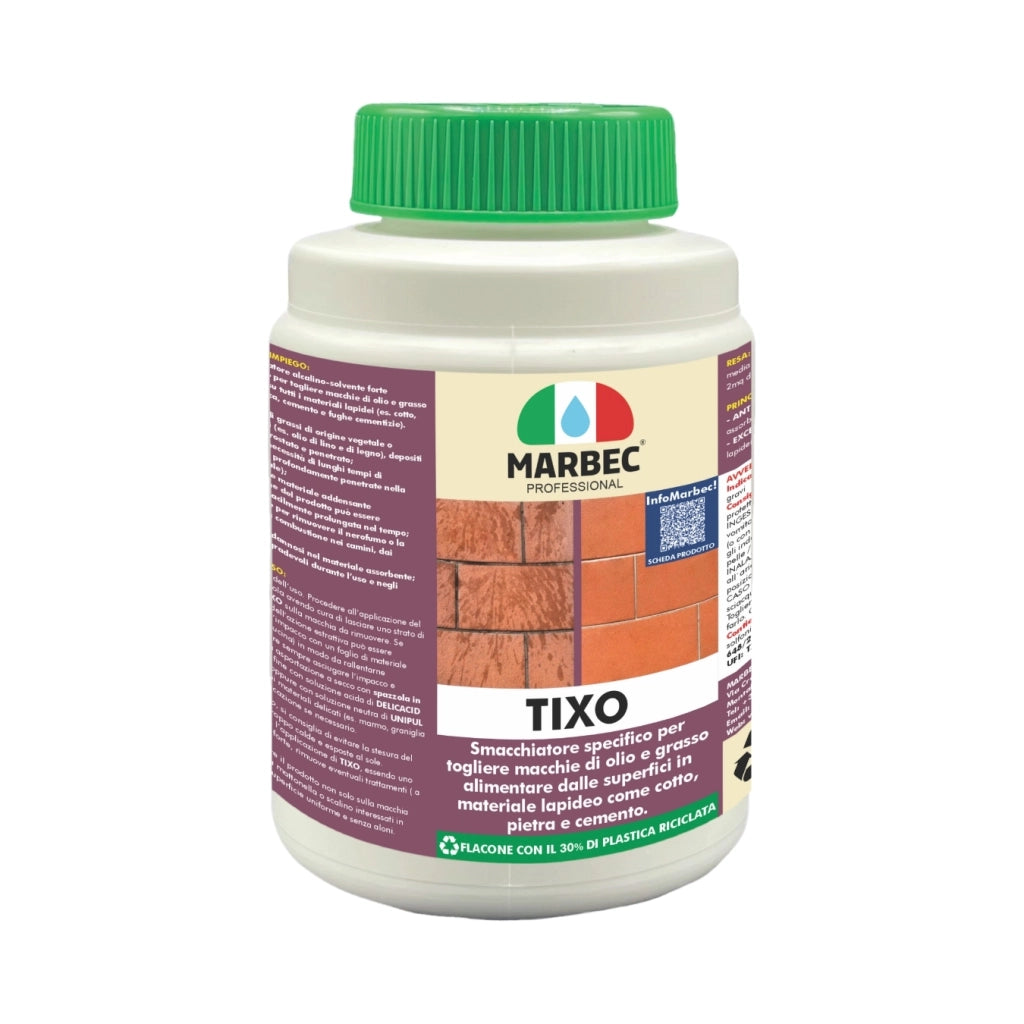 Come togliere le macchie di olio alimentare TIXO   1KG