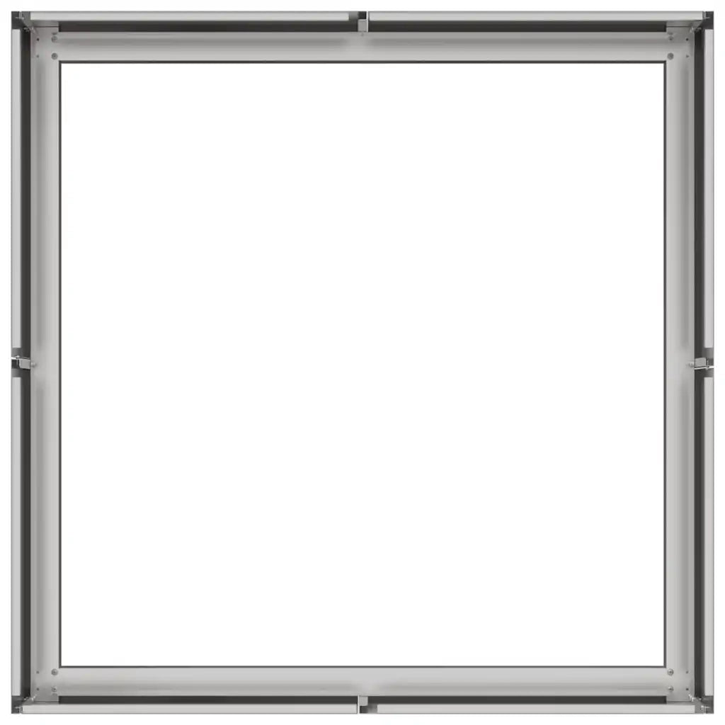Fioriera 80x80x30 cm in Acciaio Inox 860805