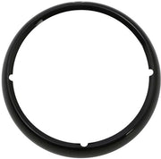 Adattatore di Lampo Anteriore in Plastica ABS - Nero - Adatto per Harley Davidson Touring Road King Electra Glide Street Glide Tri Glide - 7 Pollici