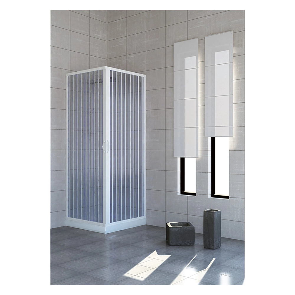 Box Doccia A Due Porte 'Nilo' Cm 80 X 80 - H 185