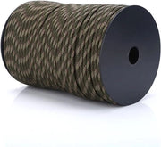 Paracord riflettente 550 - 100m - 9-filare nucleo - Arrampicata a gommapiuma - Multifunzionale - Camuffamento giungla