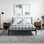 Comodini 2 pz-Set di 2 Tavolino da notte Rovere Marrone 40x42x50 cm in Legno Multistrato 997055