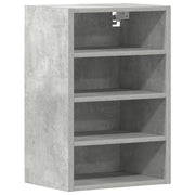Mobiletto da cucina a parete dal design moderno 40 x 29,5 x 60 cm legno grigio cemento 02_0050450