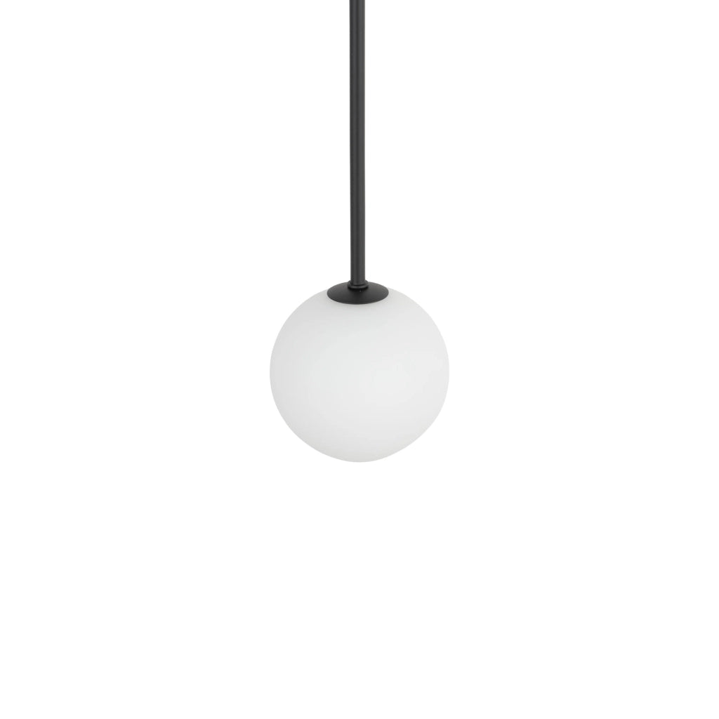 Lampada a sospensione Nowodvorski KIER M nero/bianco sfera Ø12 G9