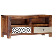Mobile Porta TV 90x30x40 cm in Legno Massello di Acacia 247734