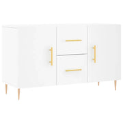 Credenza | Madia | Buffet da pranzo | Armadio da pranzo Bianca 100x36x60 cm in Legno Multistrato