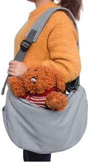 Borsa per Animali Domestici - Riga Regolabile con Cinturino in Pelle - Canapa Impermeabile - Borsa a Spalla per Cani/Gatti - Pelle Respirante - Adatta per Piccoli Animali Domestici - Borsa per Animali