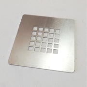 Griglia inox 125x125mm per piletta piatto doccia ultraflat