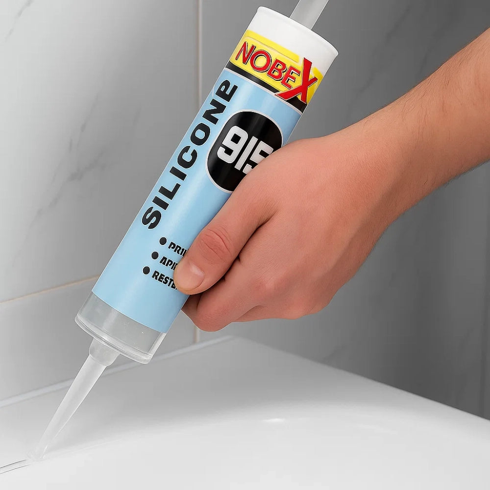 Sigillante siliconico nobex per sanitari e lattoneria *** colore trasparente, confezione 1