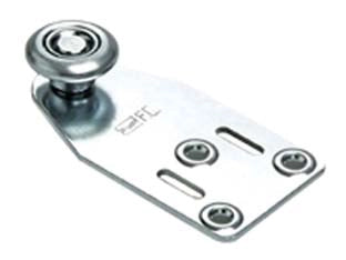 CARRELLO A 2 RUOTE CON STAFFA ART.50- - mm.82x21,5 - 4 pezzi COMUNELLO