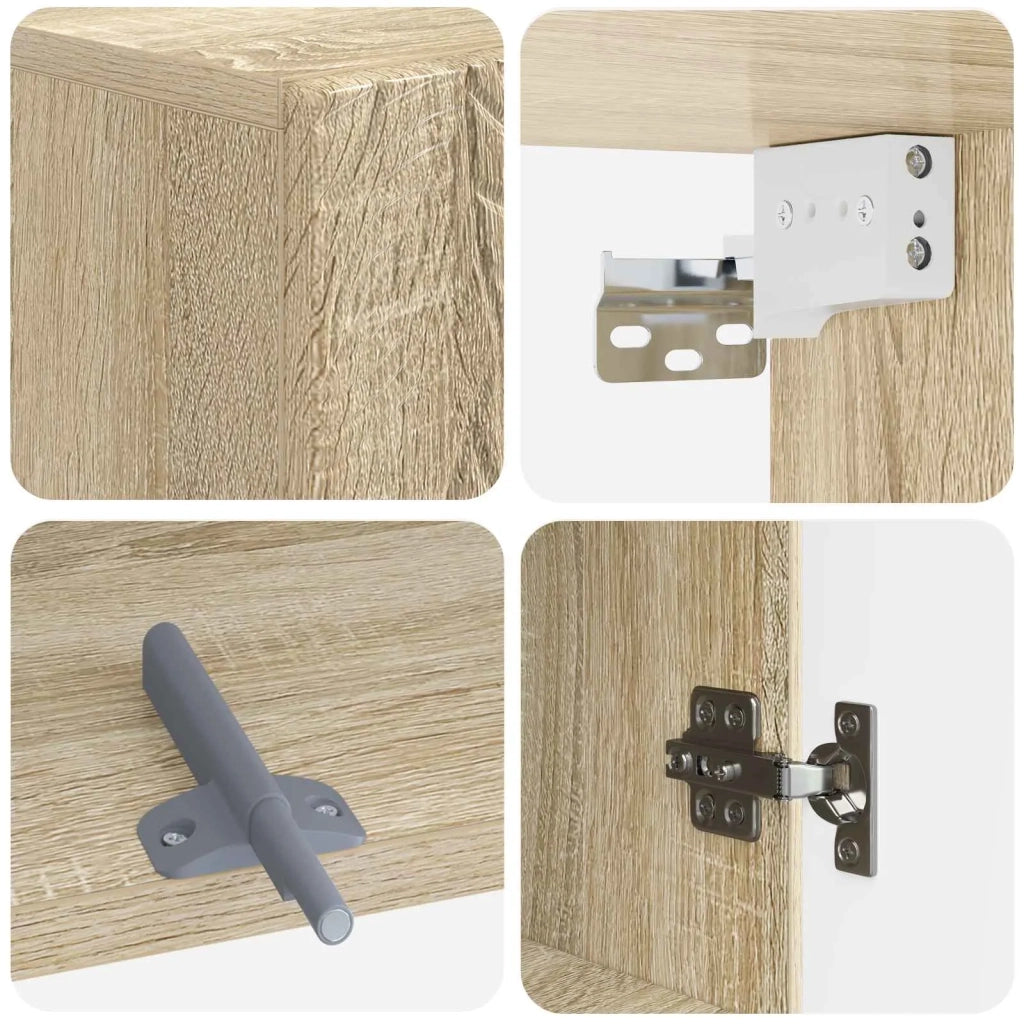 Armadio da bagno a muro DELFT Rovere Sonoma 30 x 31 x 59 cm 897027