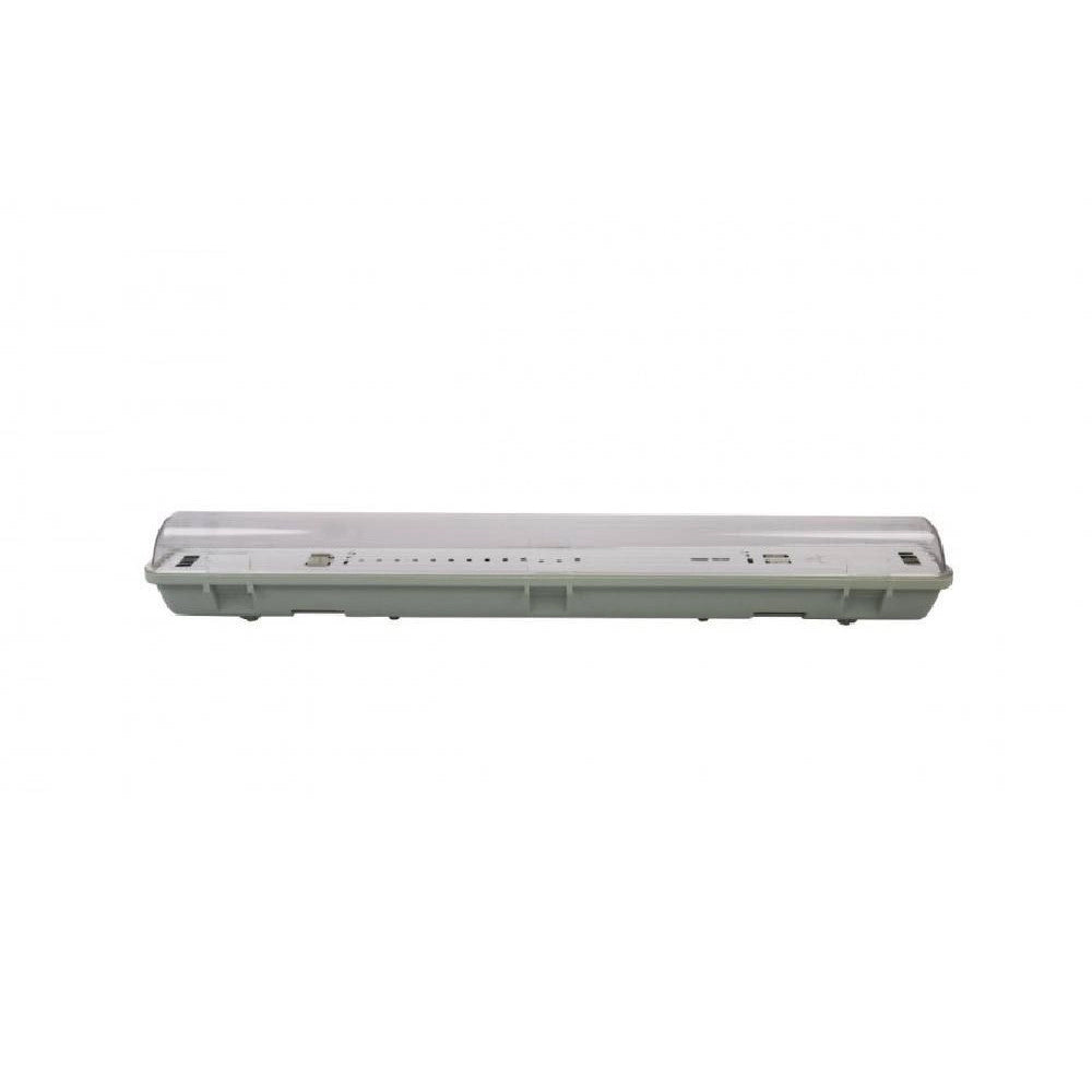 Trade Shop - Plafoniera Stagna 1 Neon Led Tubo T8 G13 60cm 220v Parete Soffitto Ip65 T8-60ss -