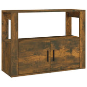 Credenza | Madia | Buffet da pranzo | Armadio da pranzo Rovere Fumo 80x30x60 cm in Legno Multistrato