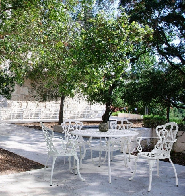 Tavolo da Giardino Ø110x71,5h cm Victoria Bianco