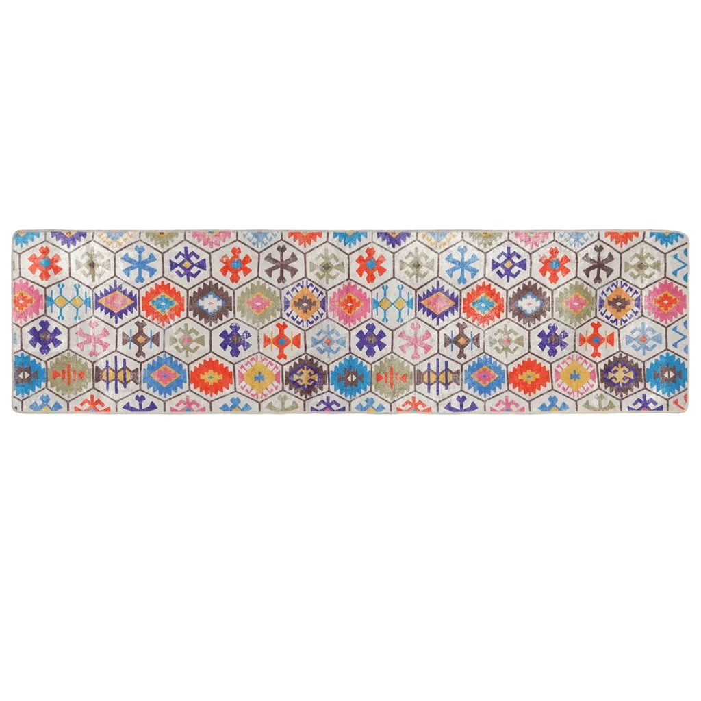 Tappeto Lavabile Multicolore 80x300 cm 136580