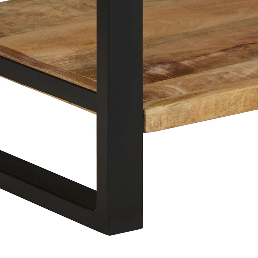 Appendiabiti 80x40x190 cm in Legno Massello Grezzo di Mango CFW9930771