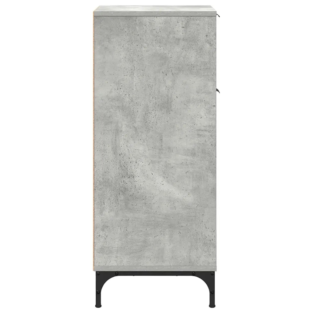 Mobile da Bagno con cassetto Grigio cemento 39,5 x 36 x 88 cm 883397