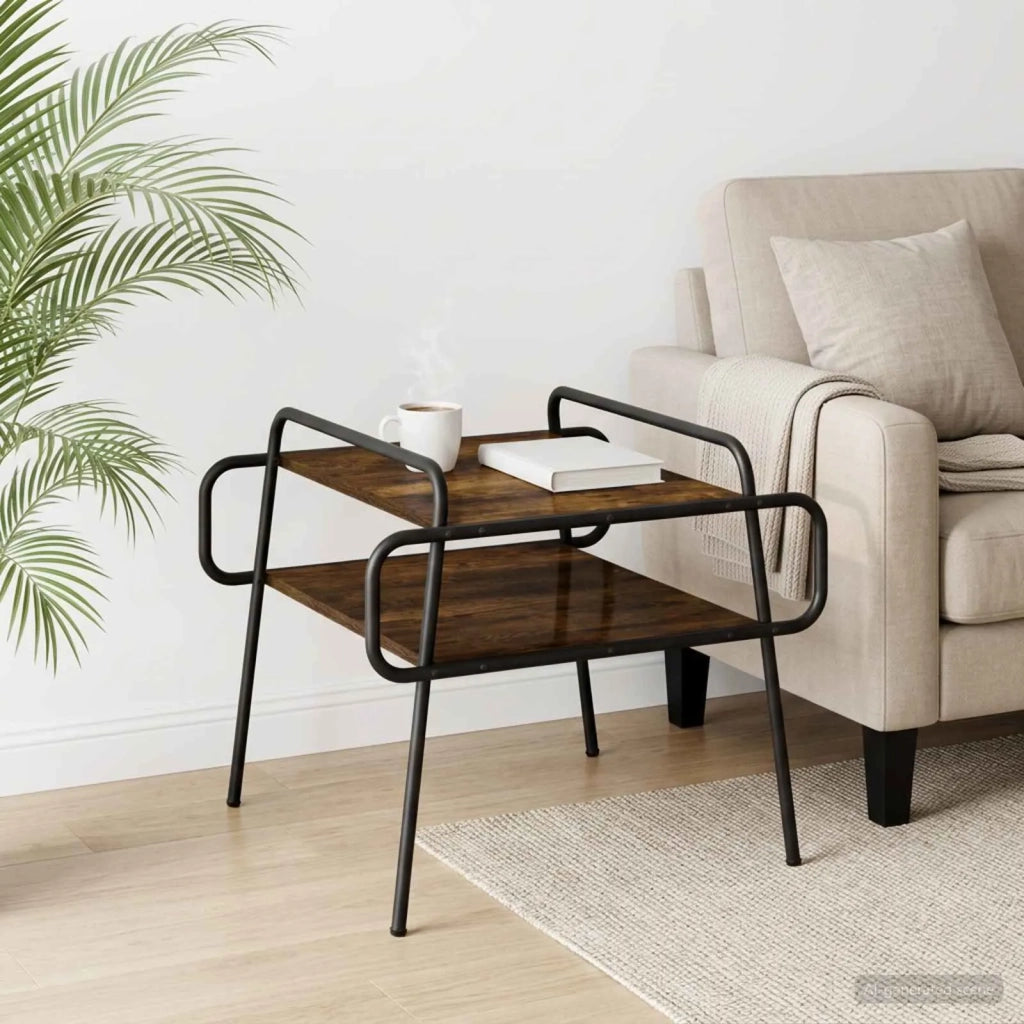 Tavolino da salotto Rovere Fumo 60 x 60 x 51 cm 8007764