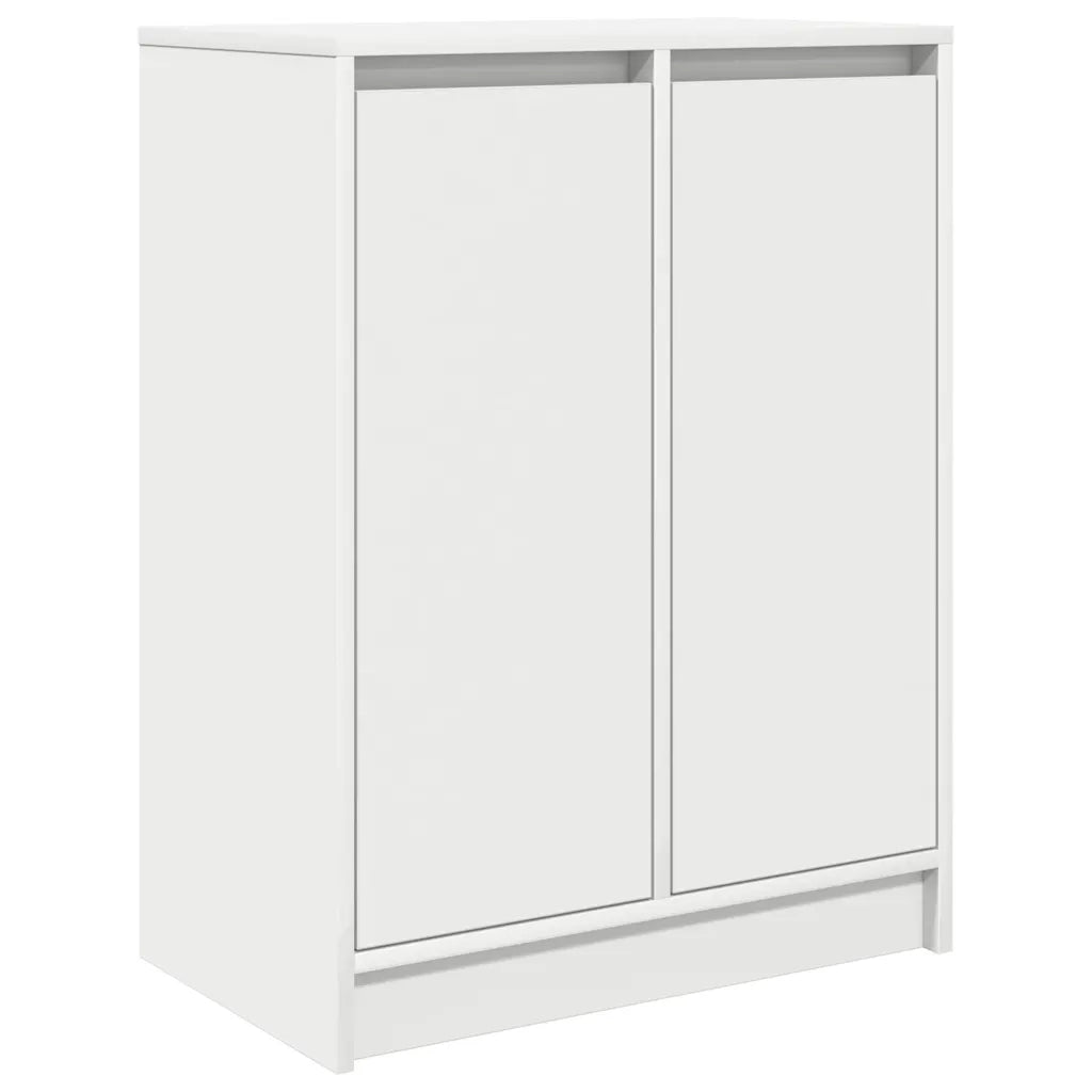 Credenza Bianca 57x34x76 cm in Legno Multistrato 861616