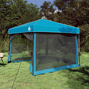 Set di Tende da Campeggio con tetto 2 pcs Blu Taffeta e Tessuto 3337170
