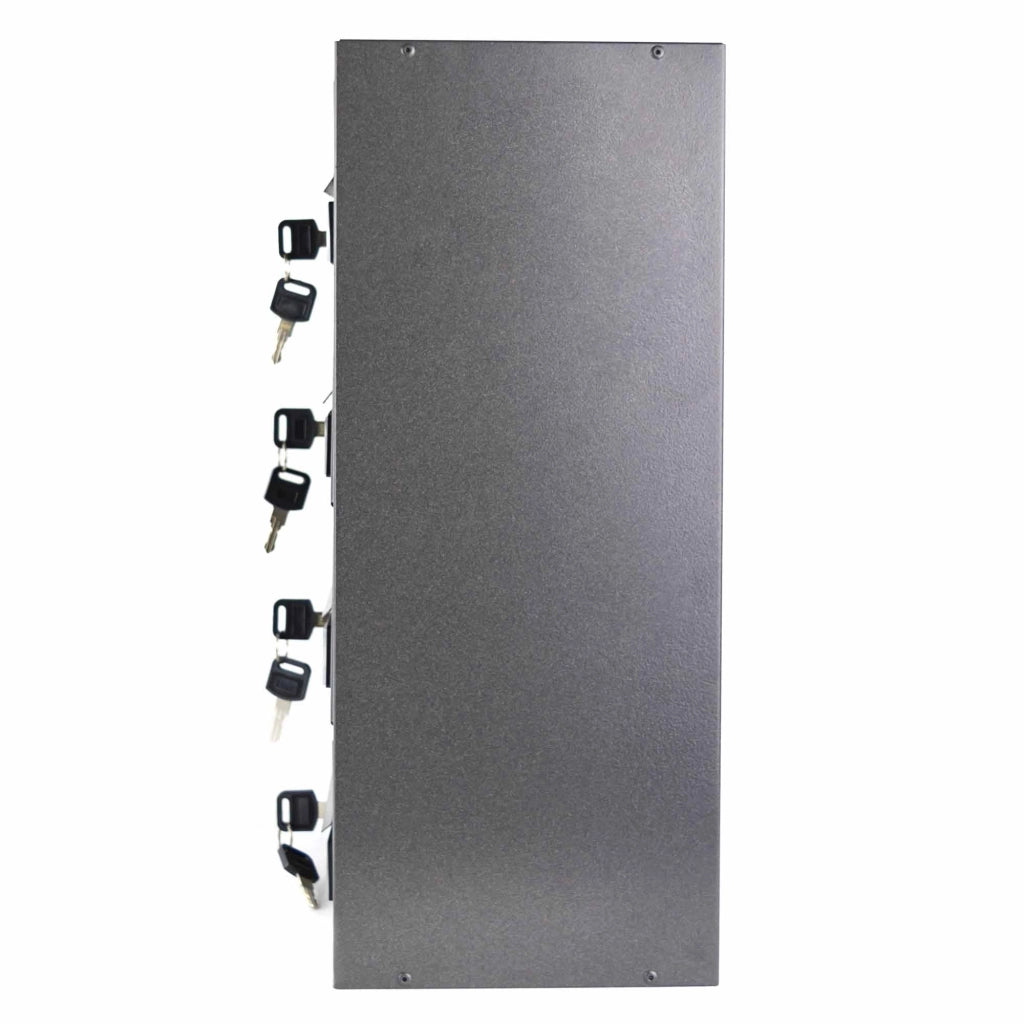 Cassette Postali 42x18x30 cm Artigian 4 Posti con Serratura in Metallo Antracite