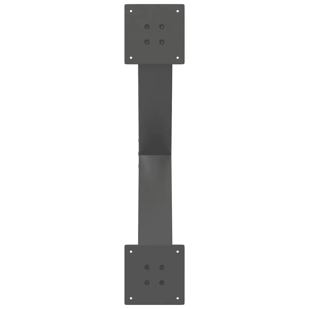 Gambe per Tavolino da Caffè a Forma di X 2 pz Antracite 70x(42-43) cm Acciaio 4012966