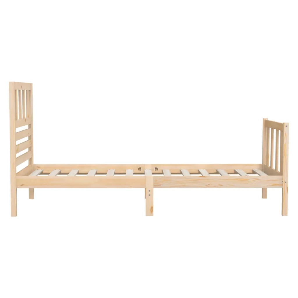 Giroletto-Struttura Letto 75x190 cm Small Single in Legno Massello 623079