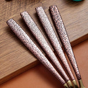Set di 30 pezzi di posate con superficie lunare manico, posate in acciaio inox lucido e moderno, set di utensili, 6 cucchiai