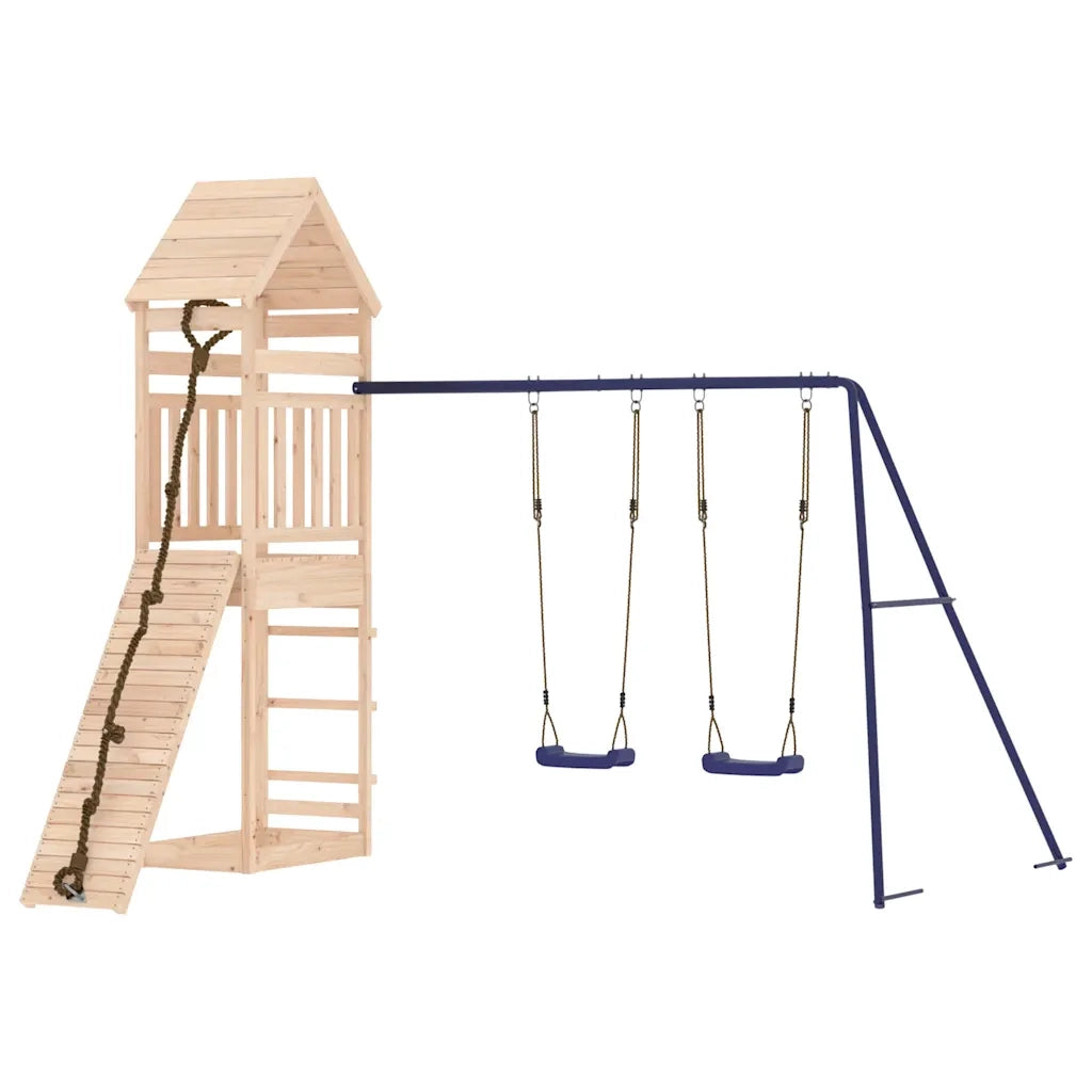 Set da Gioco da Esterno in Legno Massello di Pino 3156904