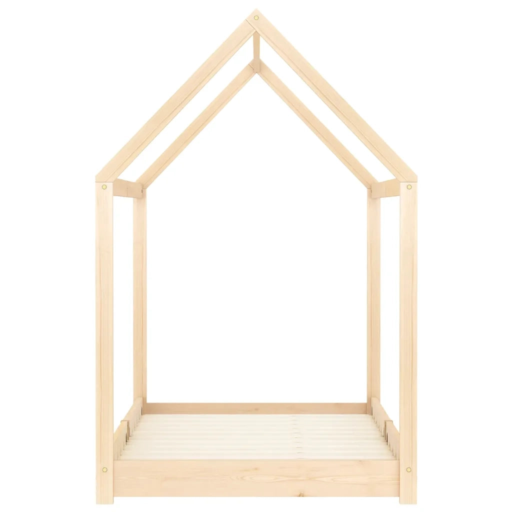 Giroletto per Bambini in Legno Massello di Pino 90x200 cm 283348