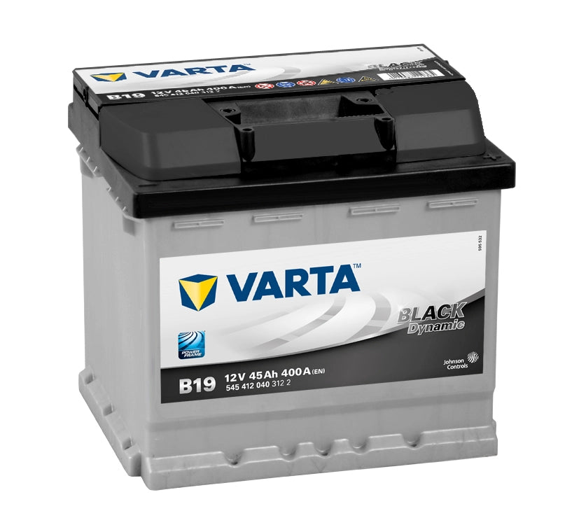 BATTERIA AUTO VARTA BLACK DYNAMIC B19 45 AH
