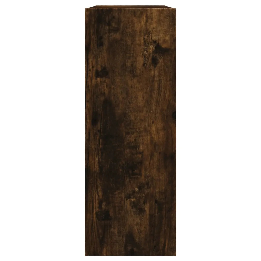 Scarpiera-Scaffale per scarpe Rovere Fumo 80x21x57 cm in Legno Multistrato