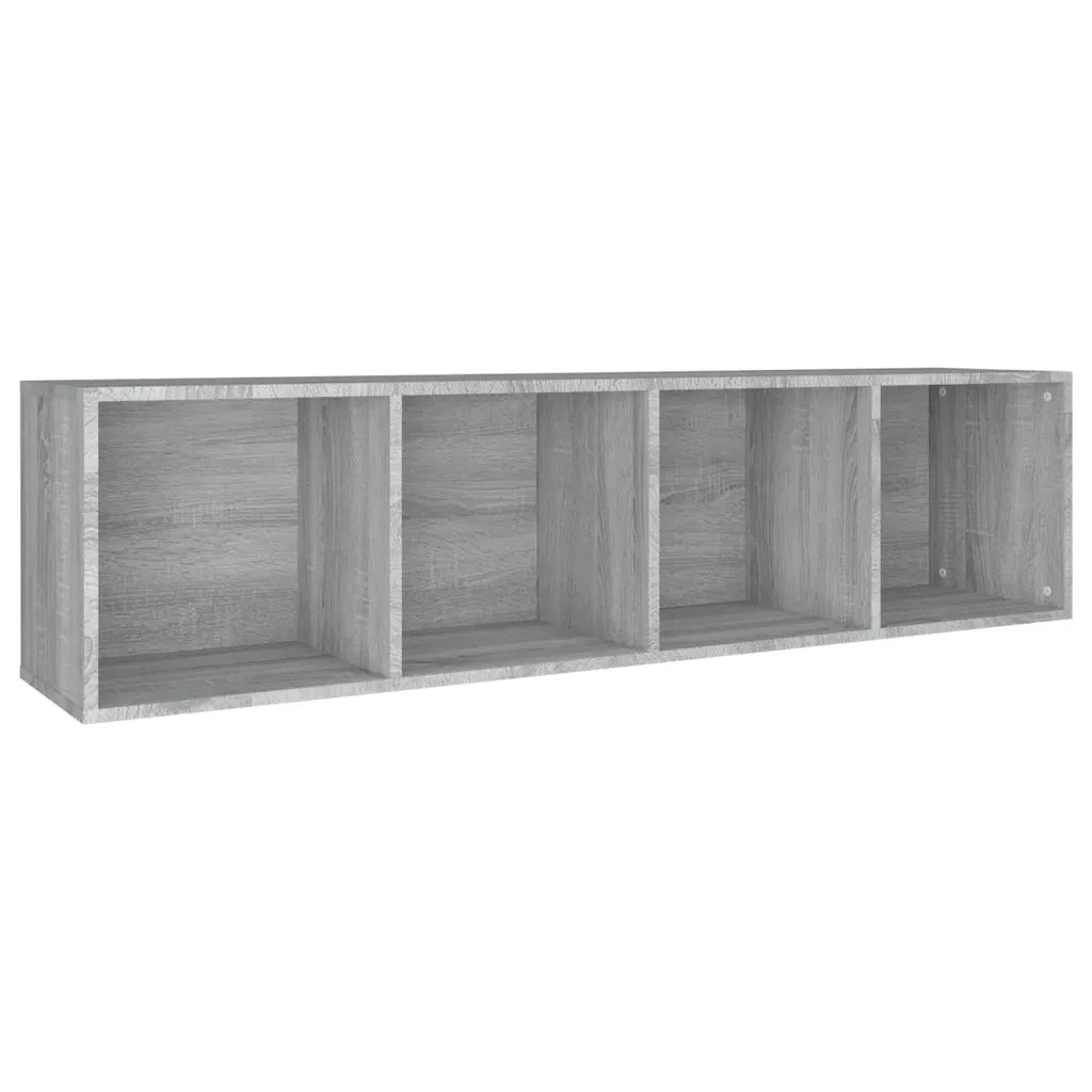 Libreria/Mobile TV Grigio Sonoma 36x30x143 cm Legno Multistrato cod mxl 17855
