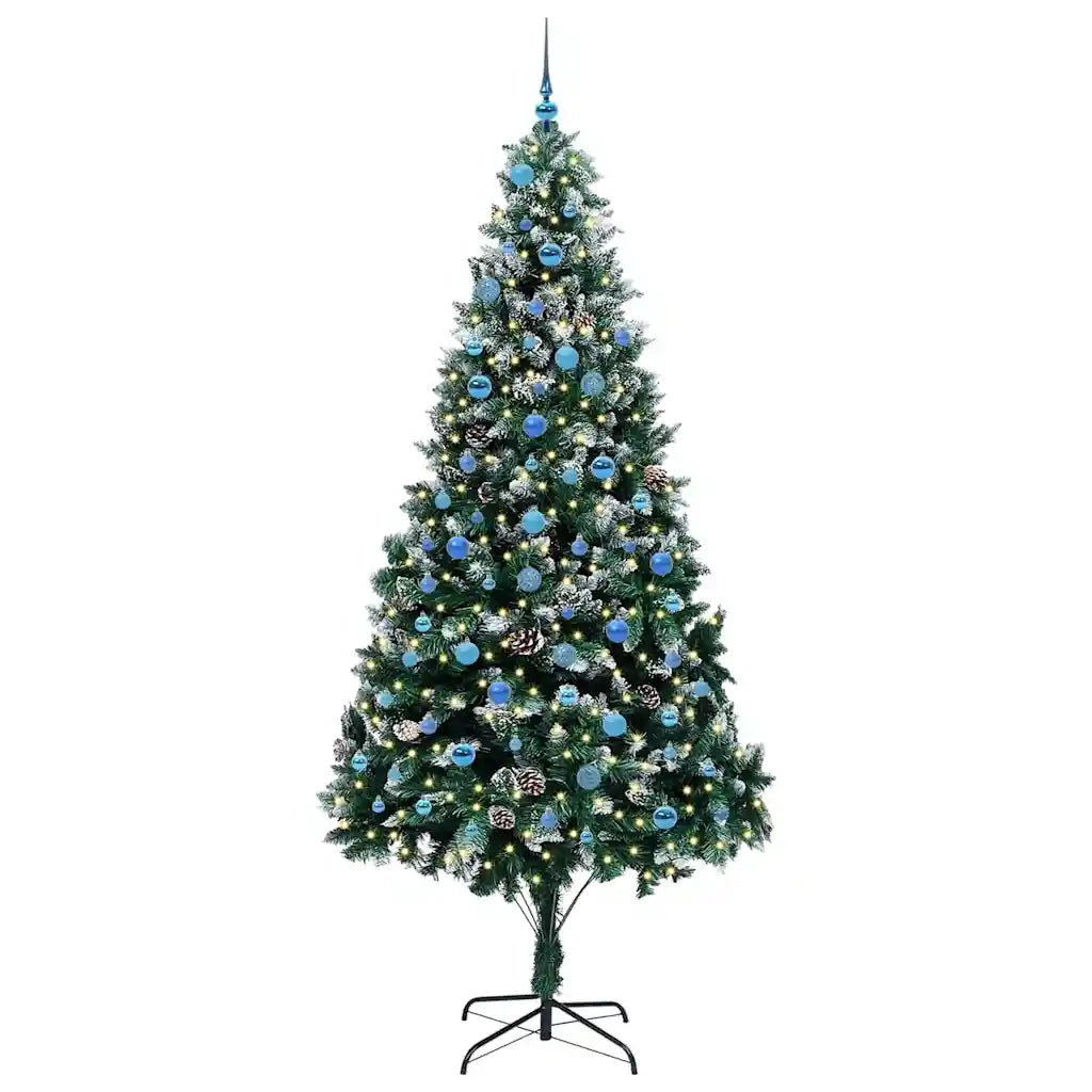 Albero di Natale | Decorazioni natalizie artificiale con 300 LED Verde 240 cm