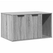 Mobiletto per lettiera per gatti in legno ingegnerizzato Sonoma grigio 02_0043337