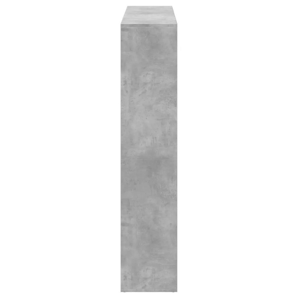 Libreria Grigio Cemento 137,5x29x137,5 cm in Legno Multistrato 3310292