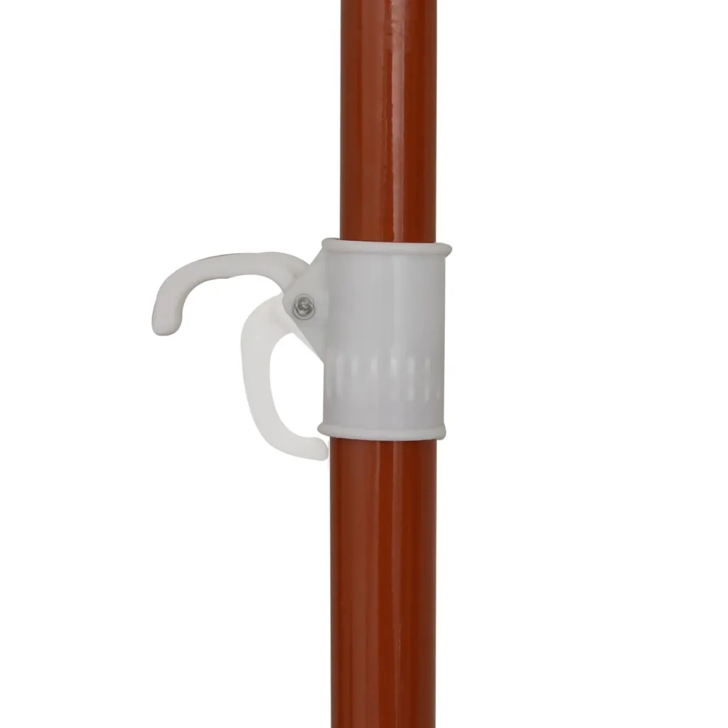Ombrellone da Giardino con Palo in Acciaio 240 cm Sabbia 47799