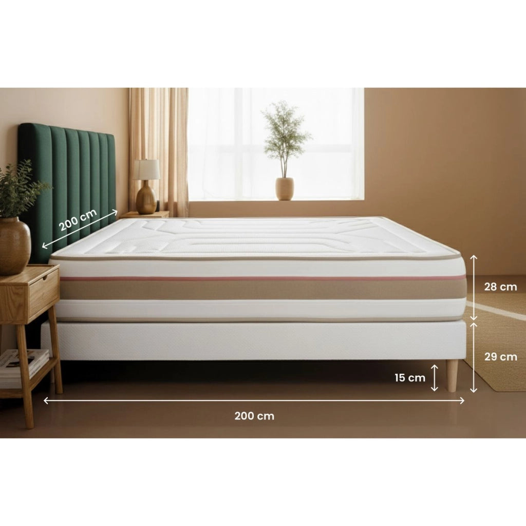 Set materasso e base 200x200 cm - Le Tendre