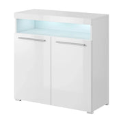 Buffet 90cm per soggiorno colore bianco lucido collezione BOMBAY