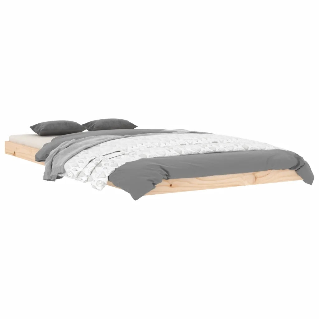 Giroletto senza Materasso 100x200 cm in Legno Massello di Pino 823454