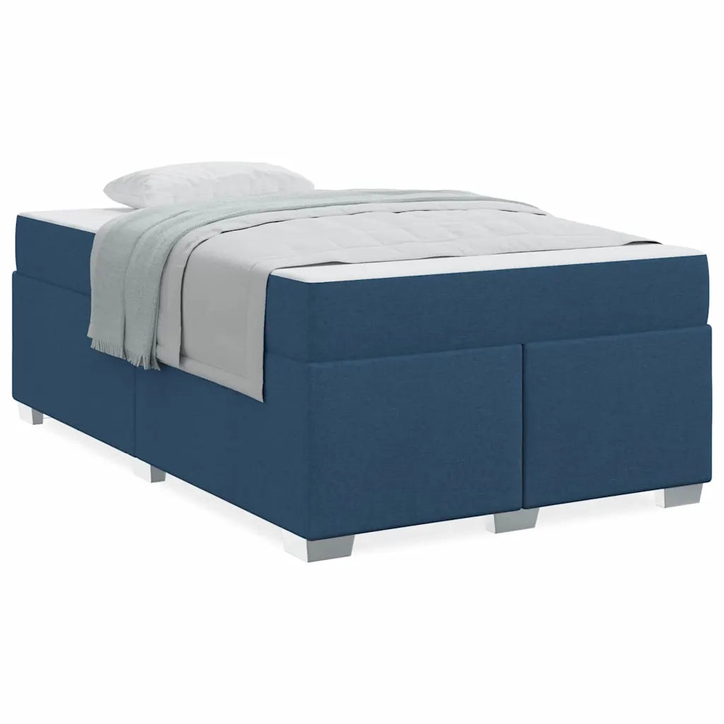 vidaXL Struttura del letto Blu 120 x 200 cm Tessuto