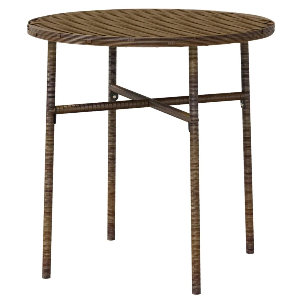 Set Mobili da Pranzo per Giardino 3 pz | Set Salotto da Giardino in Polyrattan Marrone